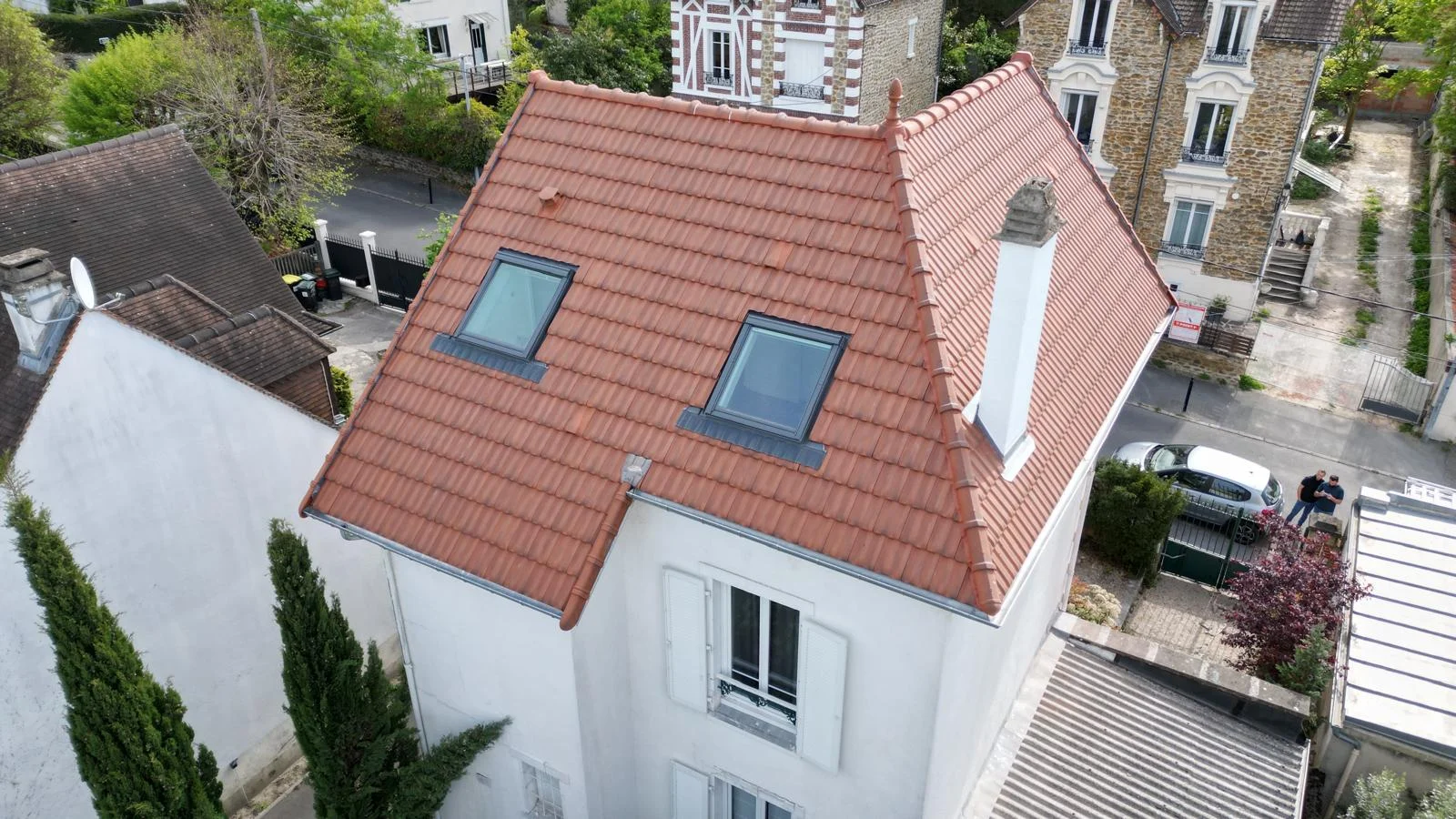 Quatrième photographie de la couverture traditionnelle après rénovation au Raincy