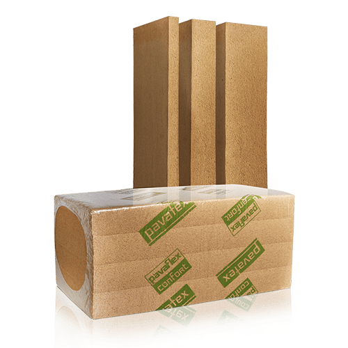 Panneaux isolants semi-rigides SOPREMA Pavaflex Confort en fibre de bois